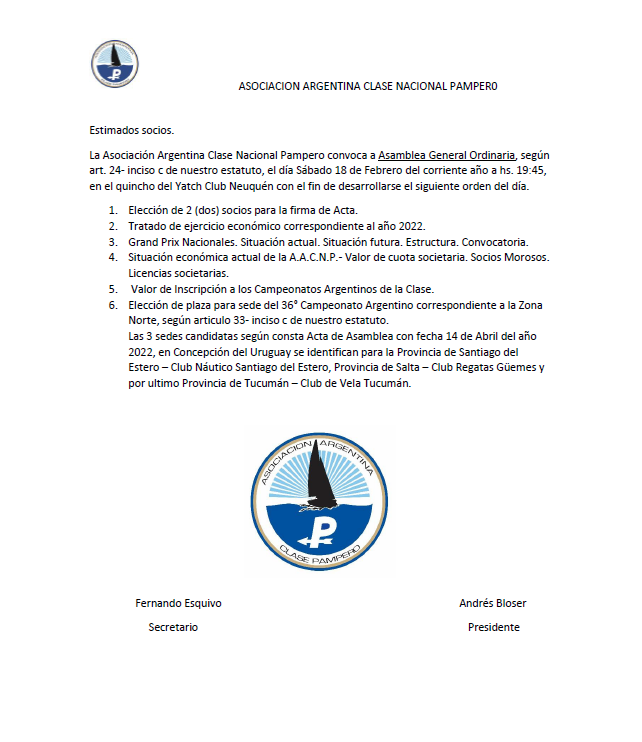 Convocatoria 2023